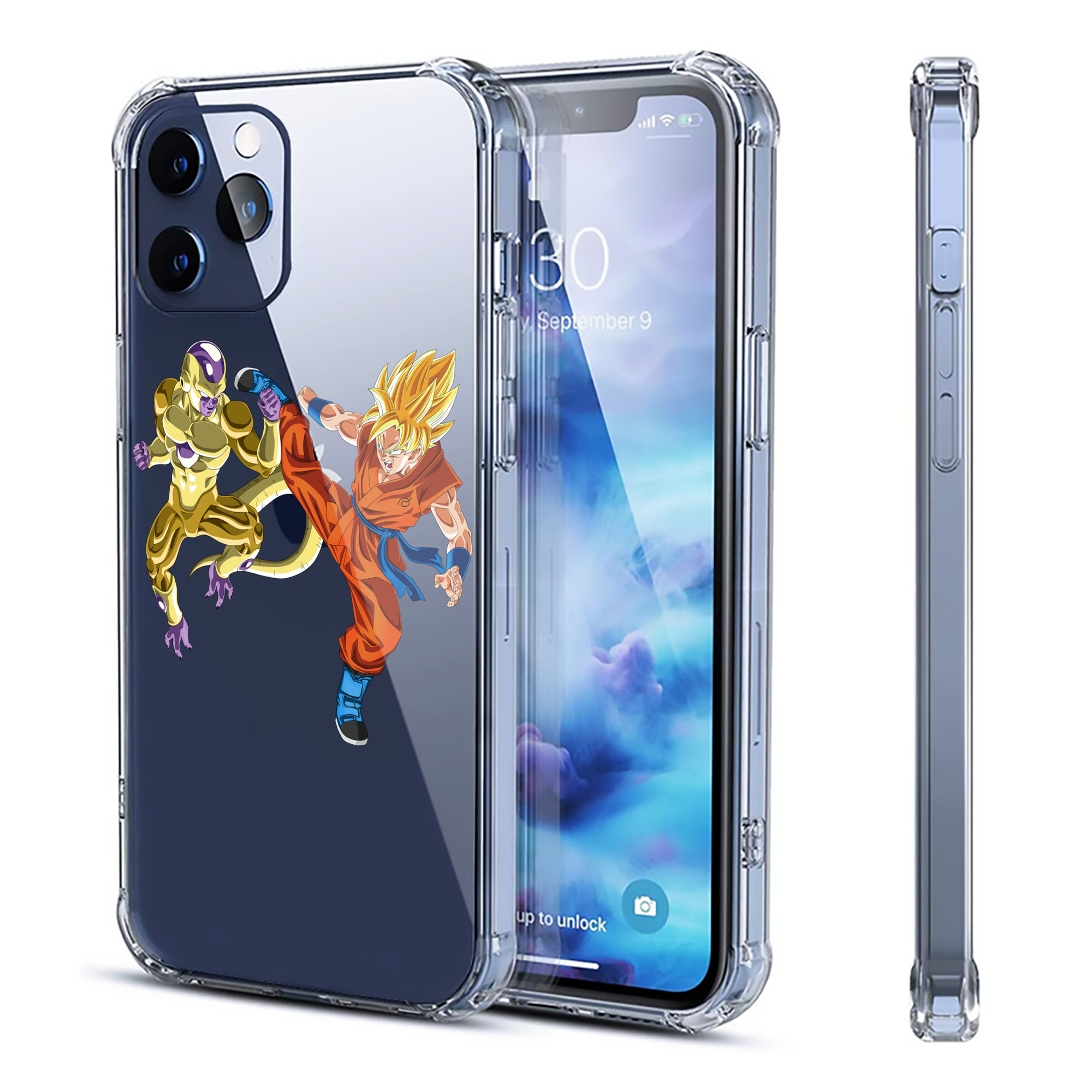 （画像用） ドラゴンボール DRAGON BALL 【iPhone 12シリーズ対応】透明スマホケース（クリアソフトケース）
